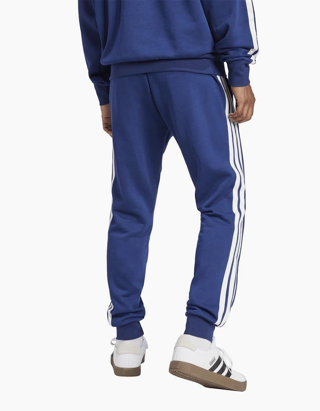 Fleece Tapered Cuff 3 Stripes Joggers