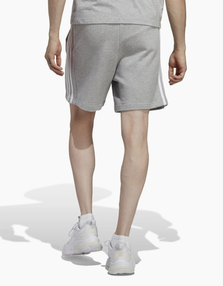 Mens Essentials 3 Stripe Fleece Shorts
