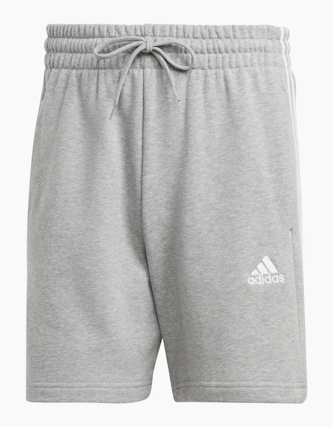 Mens Essentials 3 Stripe Fleece Shorts, 7 of 6
