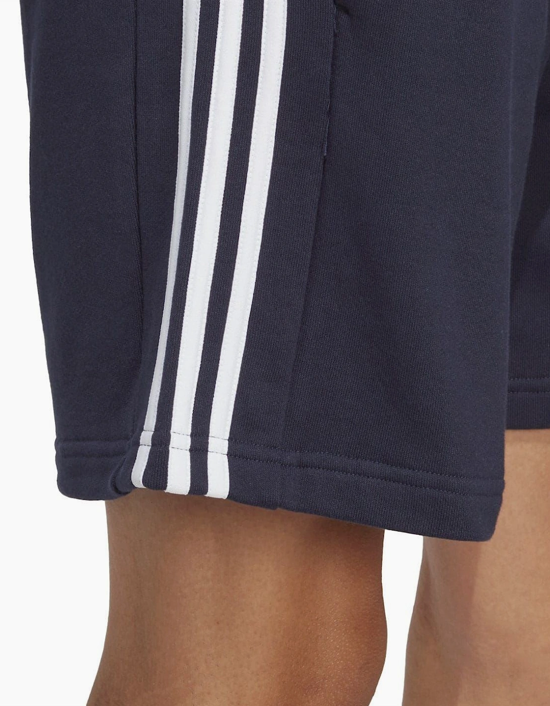 Mens Essentials 3 Stripe Fleece Shorts