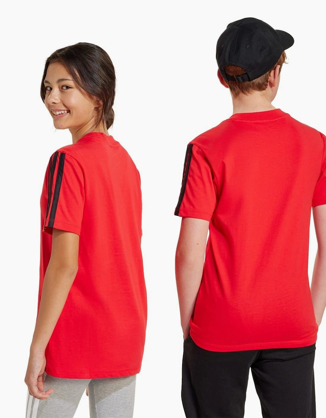3 Stripe Essentials T-Shirt Junior