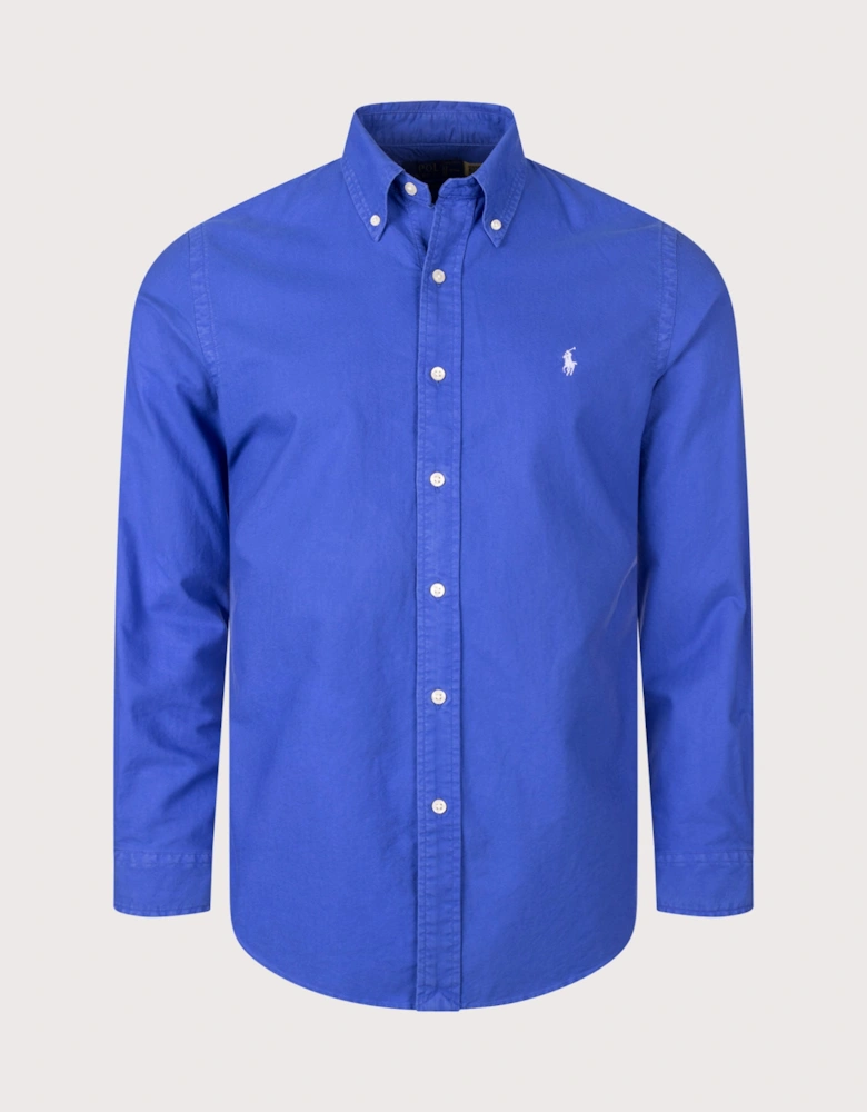 Custom Fit Garment-Dyed Oxford Shirt