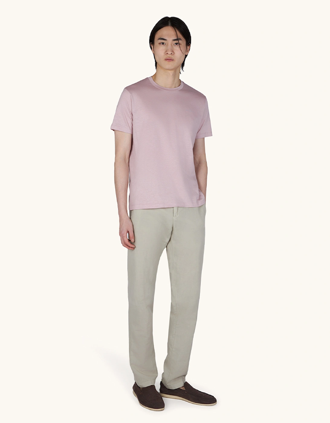 Paul & Shark Men's Pink X-Soft Cotton Blend Jersey T-Shirt - Size 40