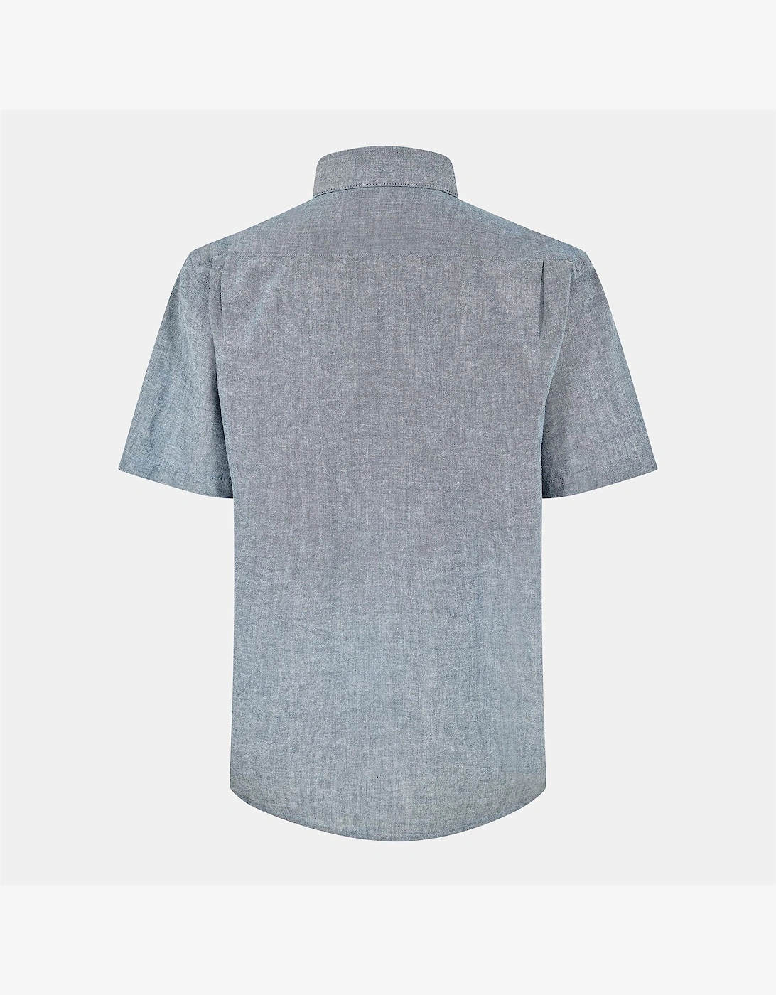 Collared Neck Short Sleeve Regular Fit Shirt
