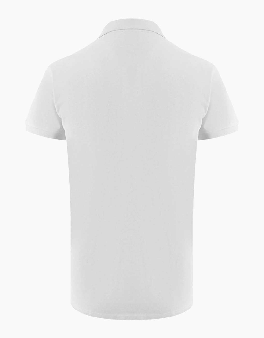 Ice Iceberg Triangle Logo White Polo Shirt