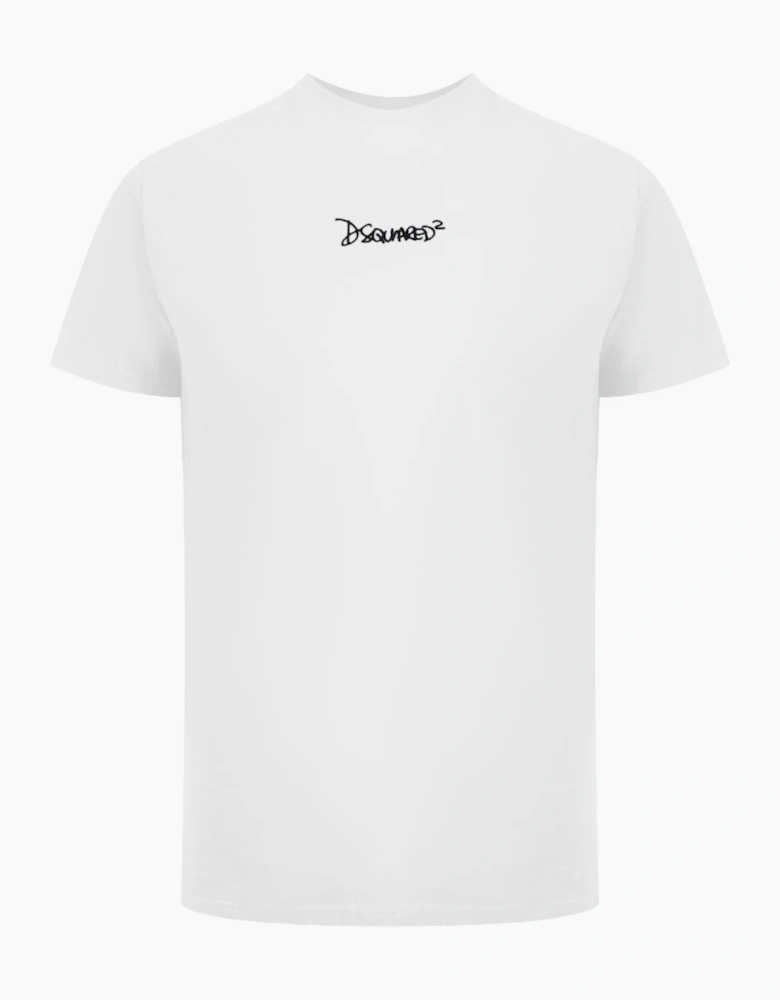 Dsquared2 Small Signature Logo White T-Shirt