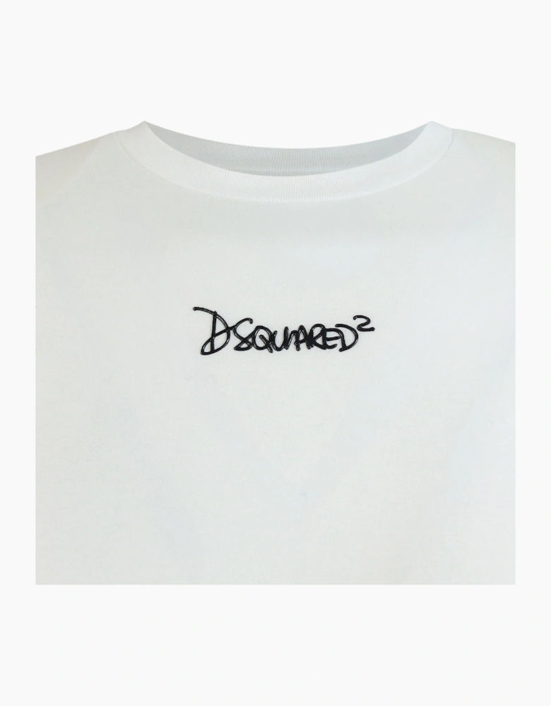 Dsquared2 Small Signature Logo White T-Shirt