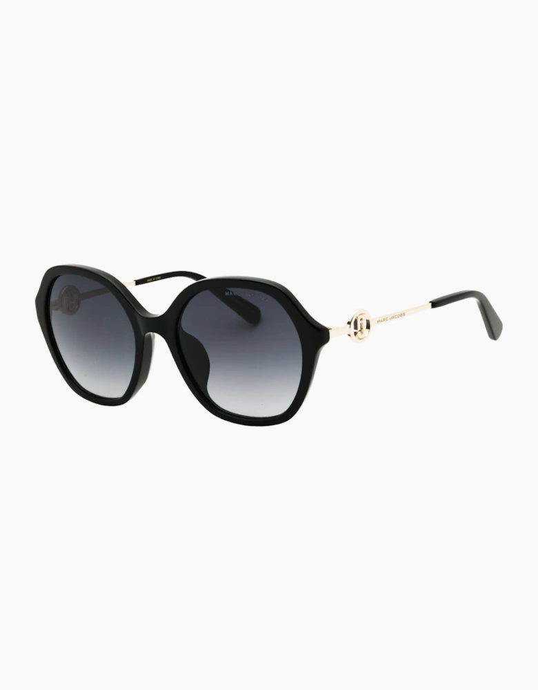 Marc Jacobs Gold Detail Black Sunglasses