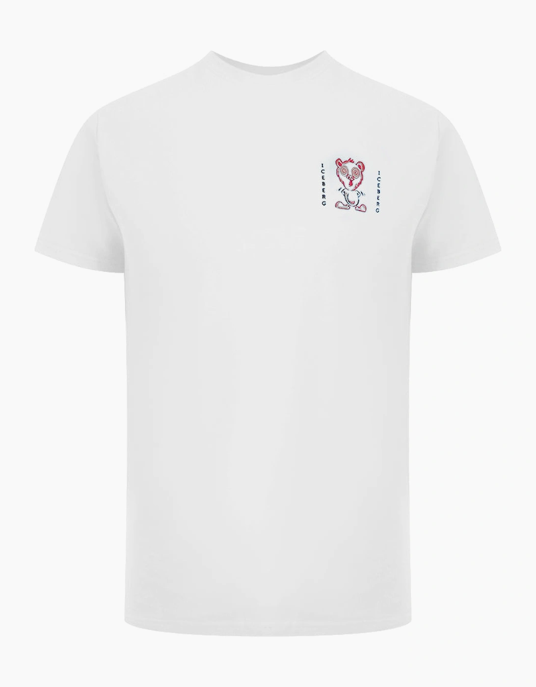 Ice Iceberg Small Bear Logo White T-Shirt, 3 of 2