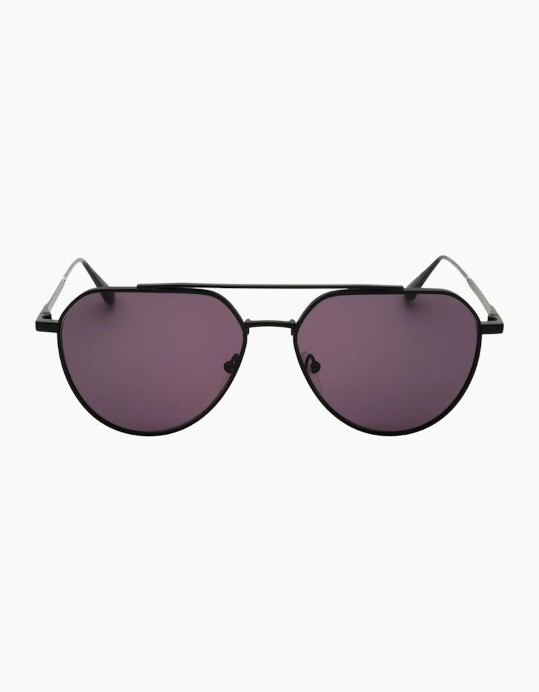 Calvin Klein Matte Black Sunglasses