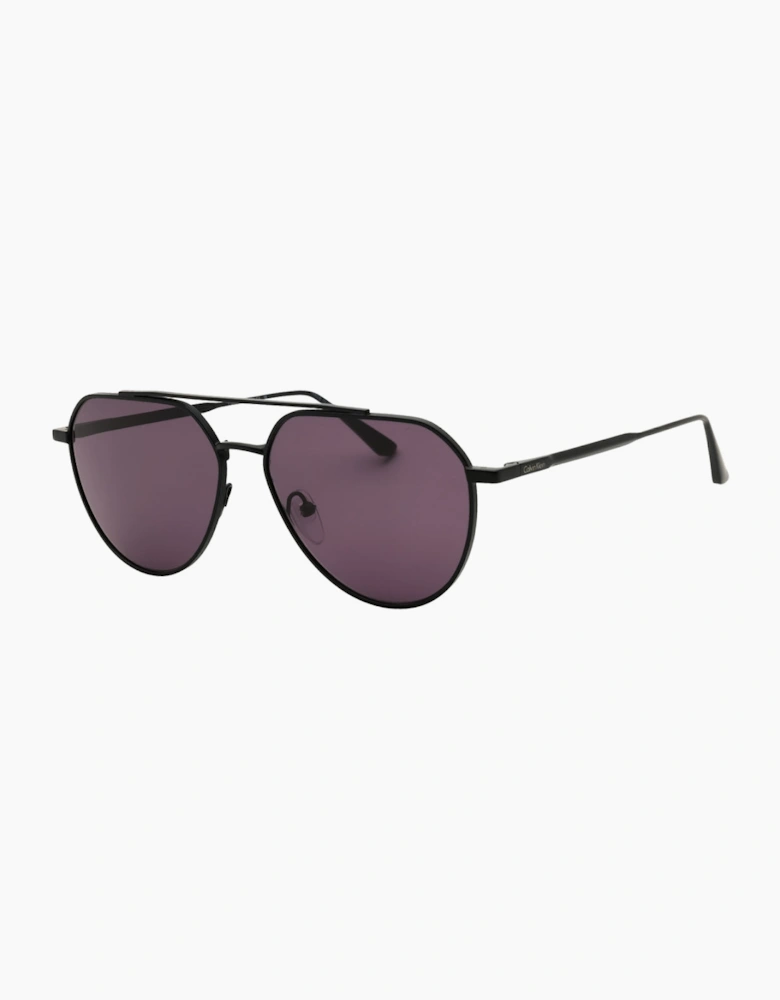 Calvin Klein Matte Black Sunglasses
