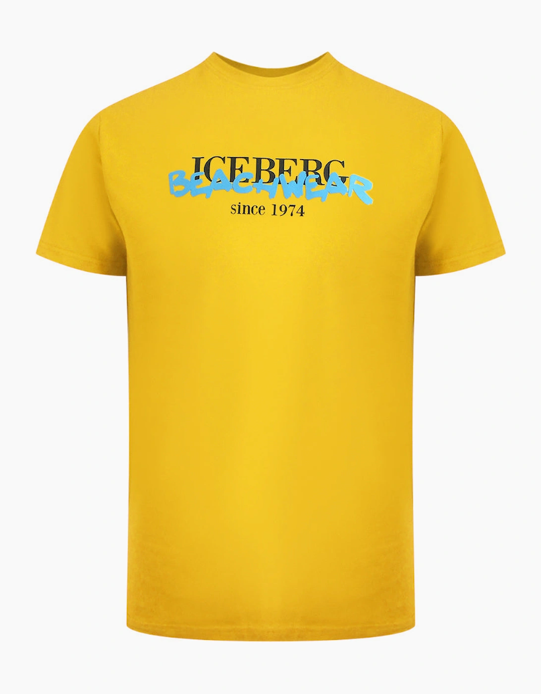 Ice Iceberg Beachwear Logo Yellow T-Shirt, 3 of 2