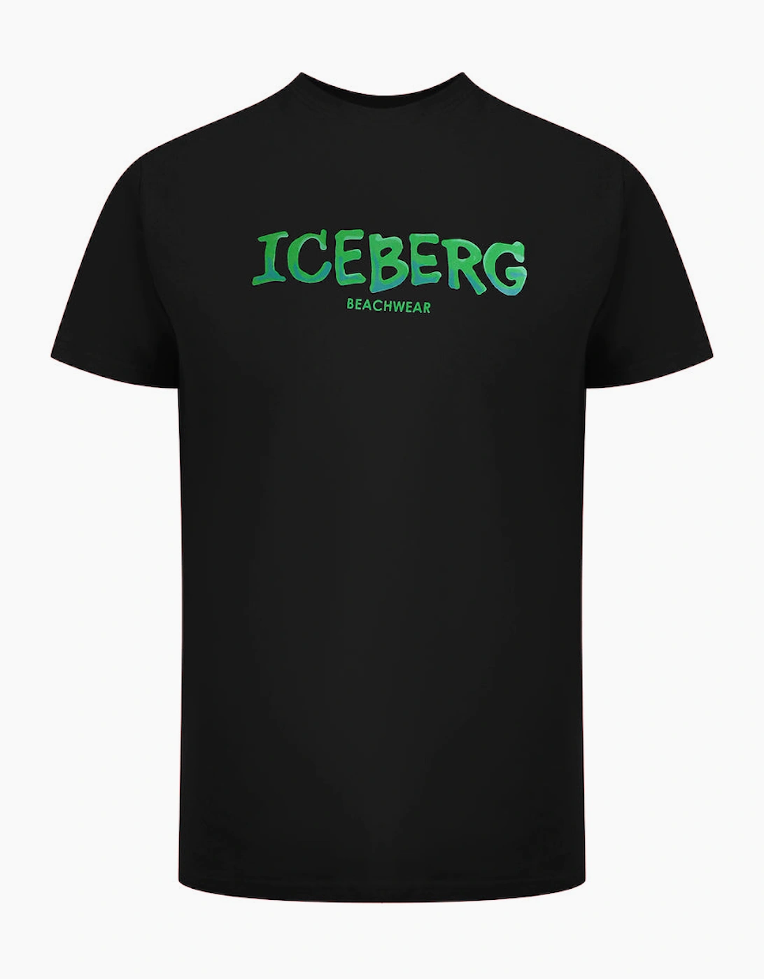 Iceberg Men's Black Ice Bold Logo T-Shirt - Size 40