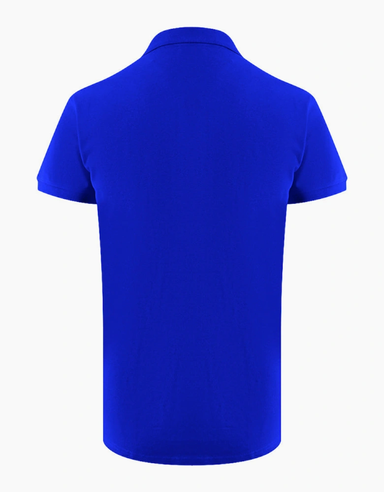 Ice Iceberg Triangle Logo Blue Polo Shirt