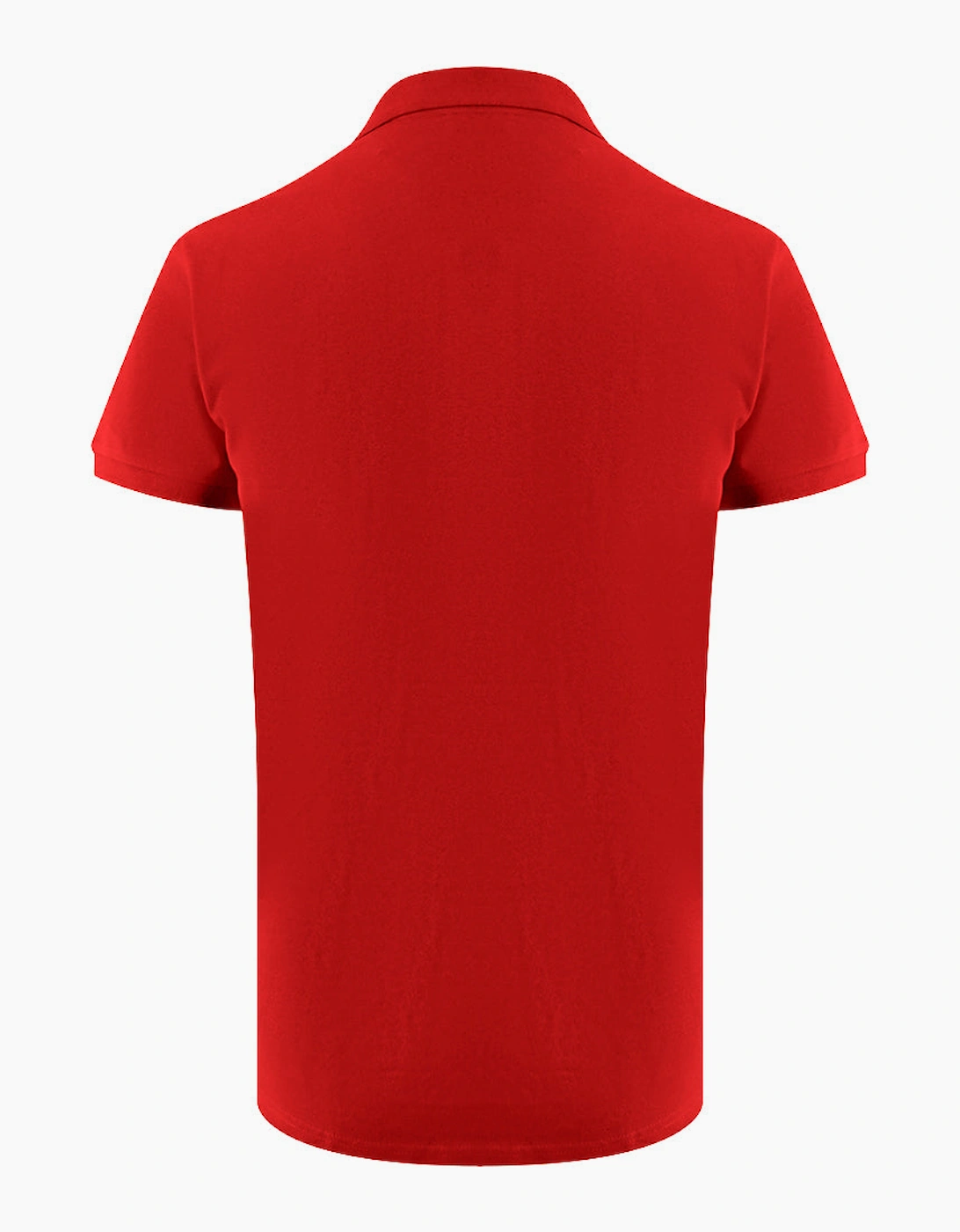 Ice Iceberg Triangle Logo Red Polo Shirt