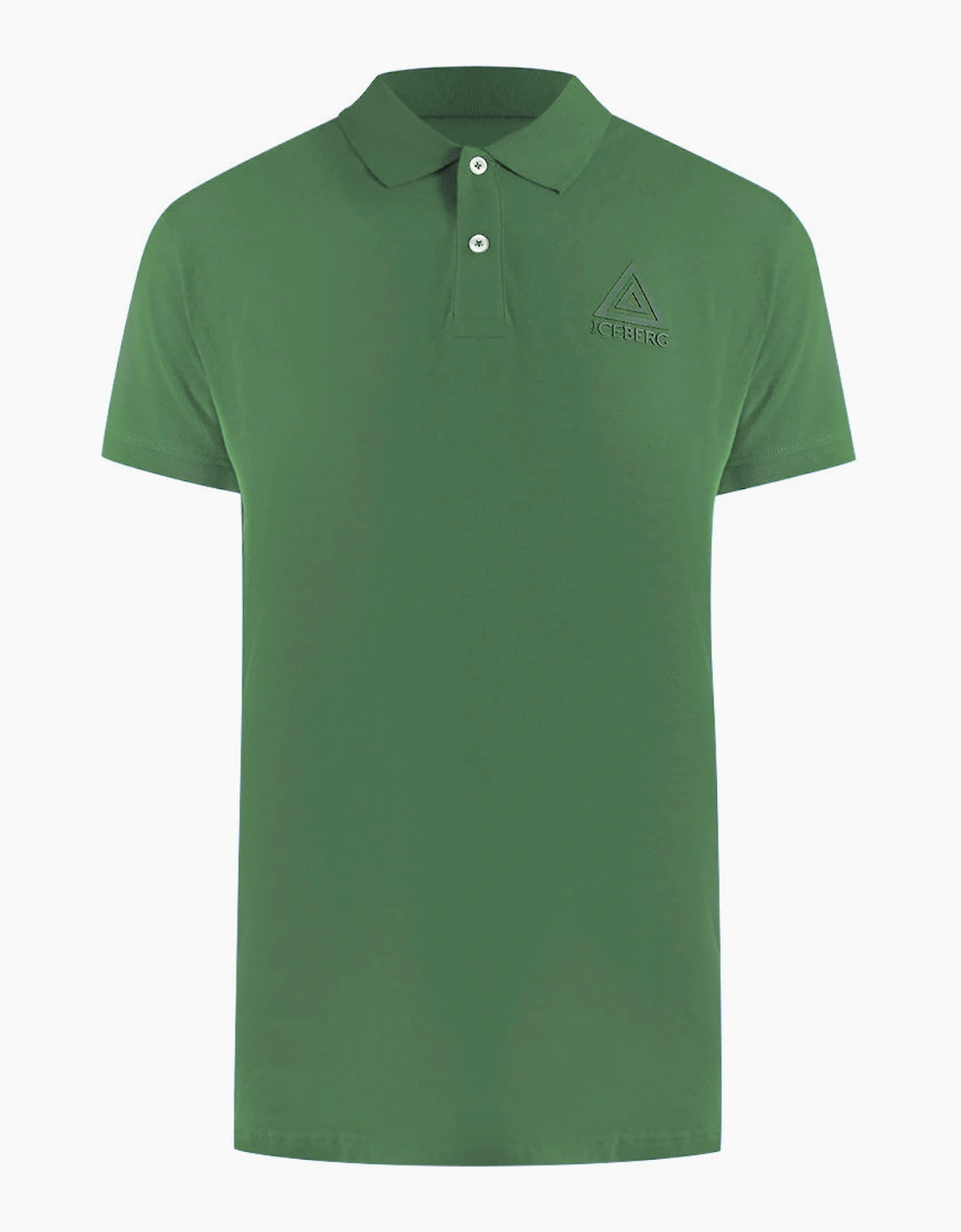 Ice Iceberg Triangle Logo Military Green Polo Shirt, 3 of 2