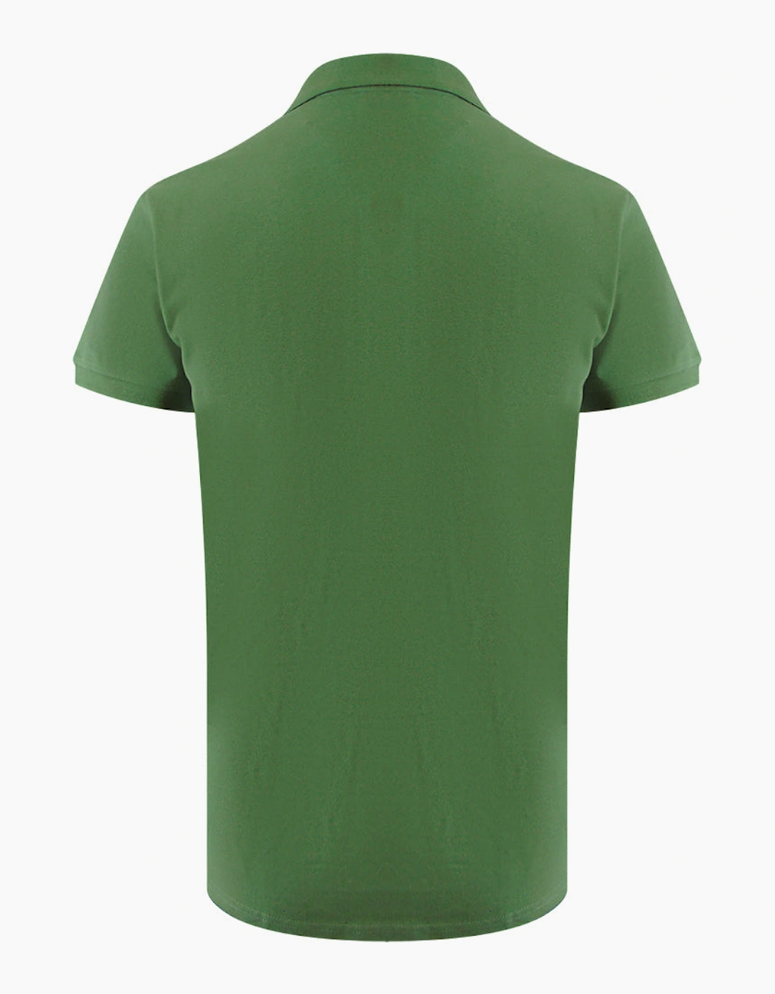 Ice Iceberg Triangle Logo Military Green Polo Shirt
