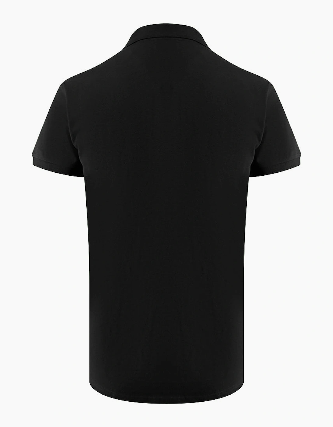 Ice Iceberg Triangle Logo Black Polo Shirt