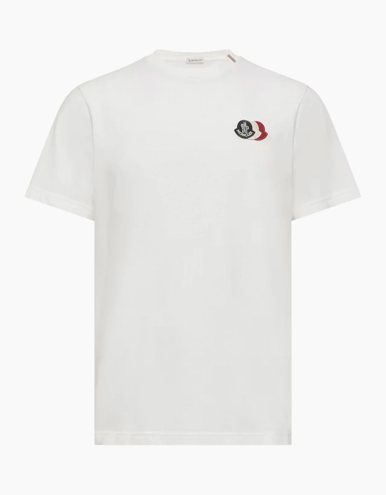 Triple Logo Cotton T-Shirt White