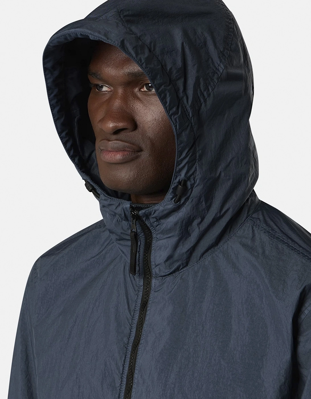 Hooded 4100001 Crinkle Reps Ny Jacket Navy