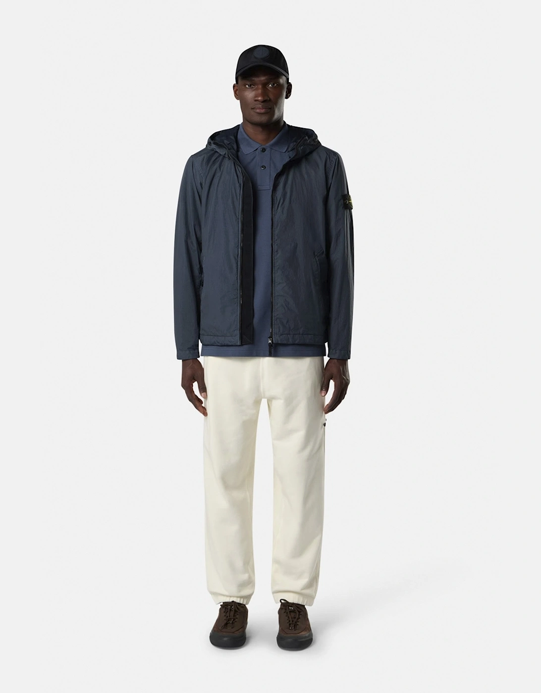Hooded 4100001 Crinkle Reps Ny Jacket Navy