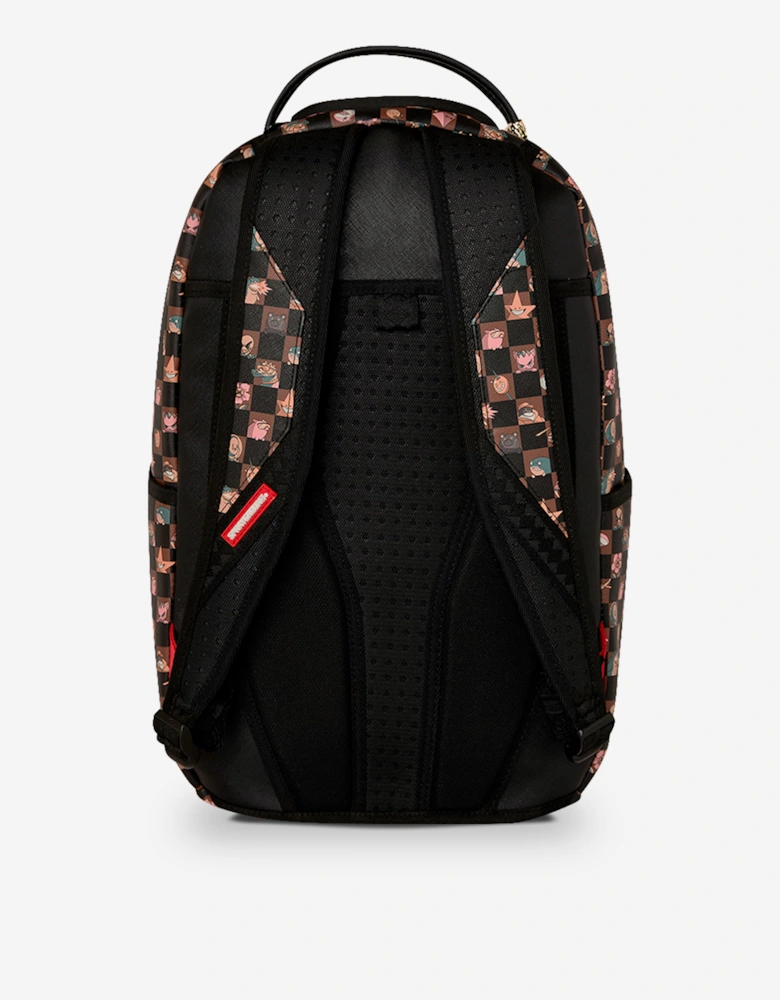 Sprayground Kids Peeking Characters Remix Backpack in Brown (46cm)