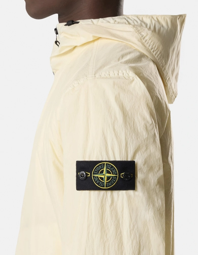 Hooded 4100001 Crinkle Reps Ny Jacket Ivory/Yellow