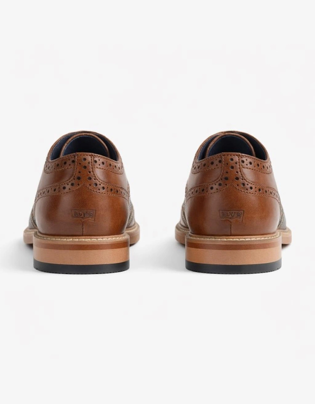 Roamers M072 Mens Brogue Shoes Tan