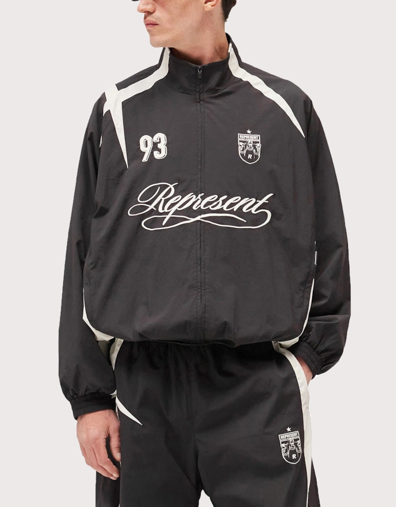 Relaxed Fit Woven Track Star Jacket
