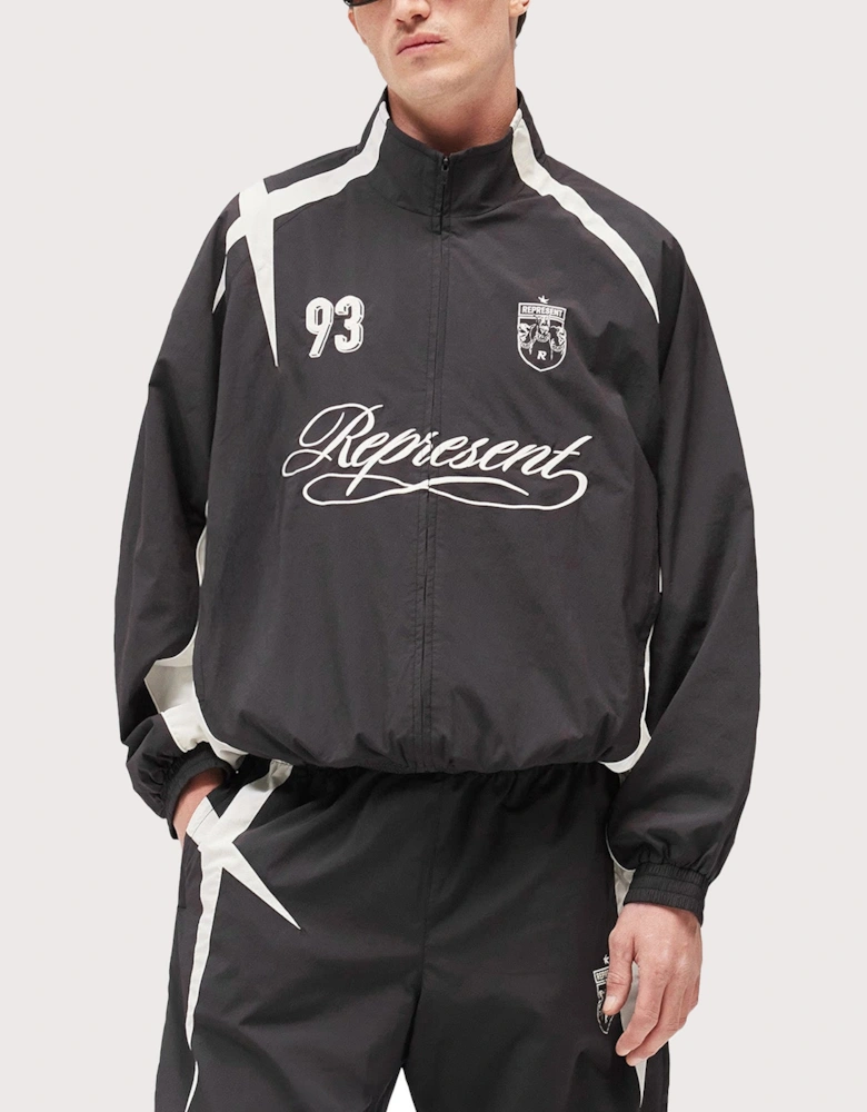 Relaxed Fit Woven Track Star Jacket