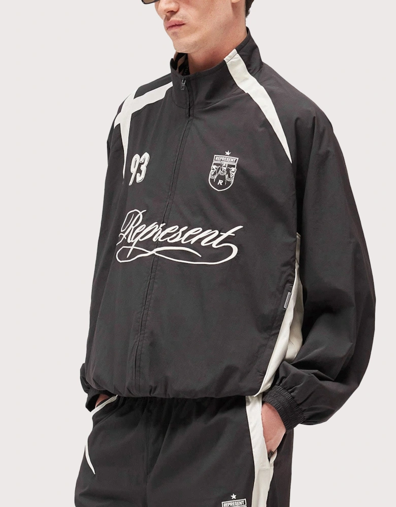 Relaxed Fit Woven Track Star Jacket