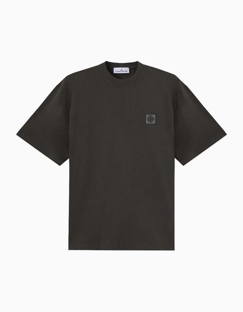 Patch Logo 2100030 T-Shirt Charcoal/Brown