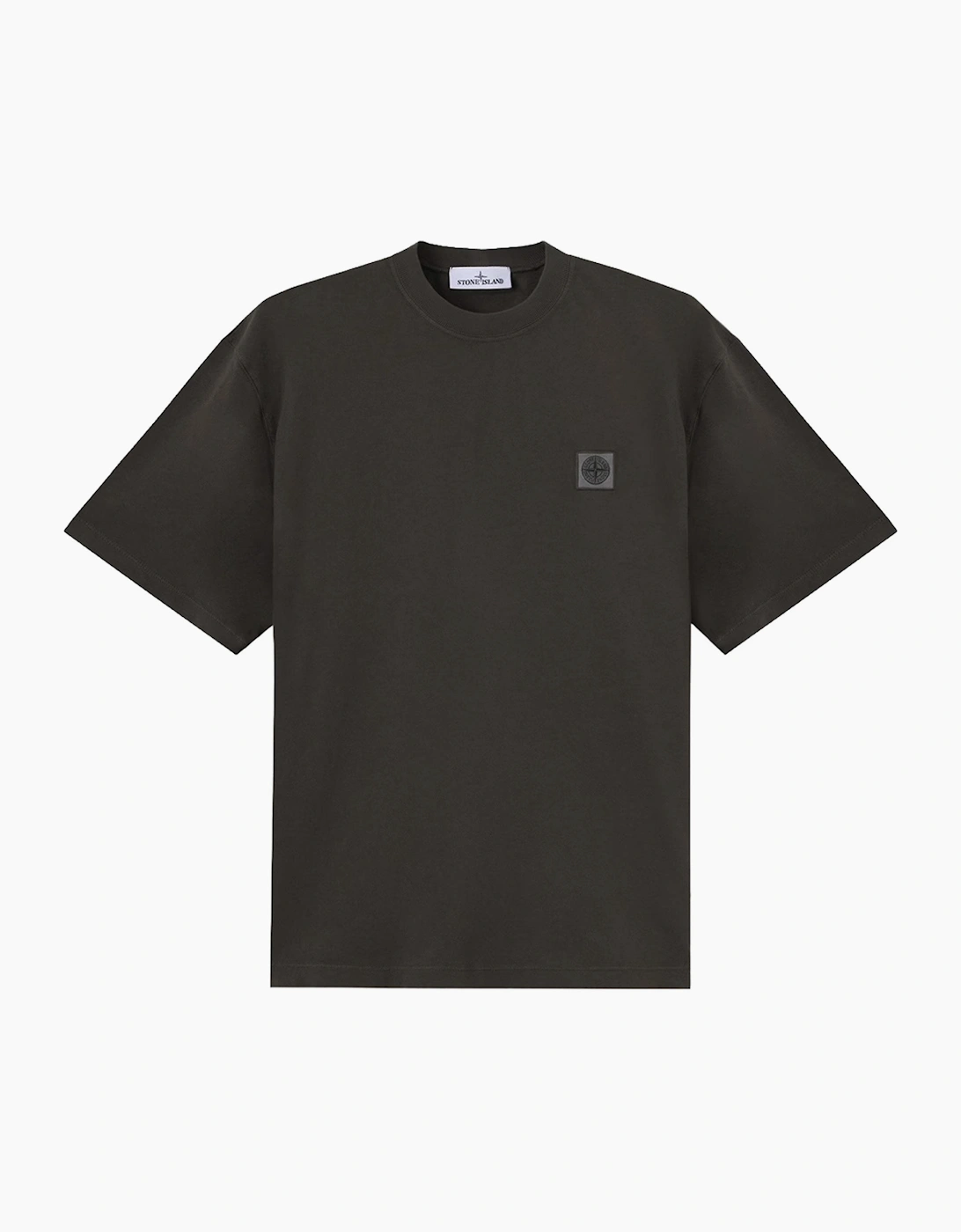 Patch Logo 2100030 T-Shirt Charcoal/Brown