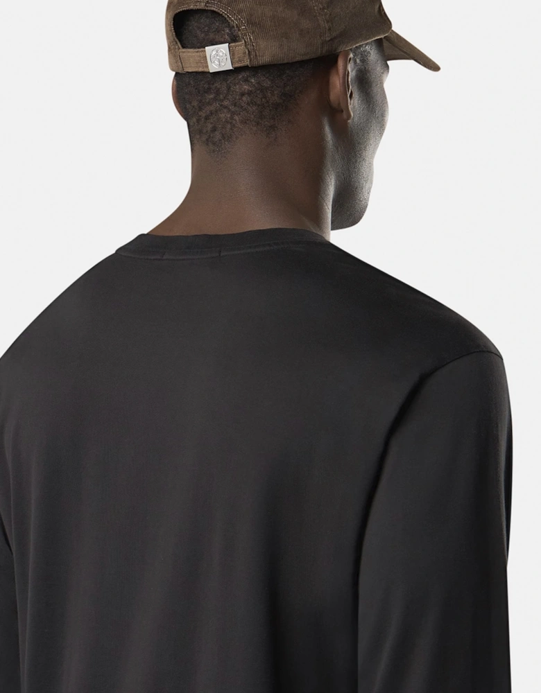 Compass Badge 2100031 Ls Tee Black