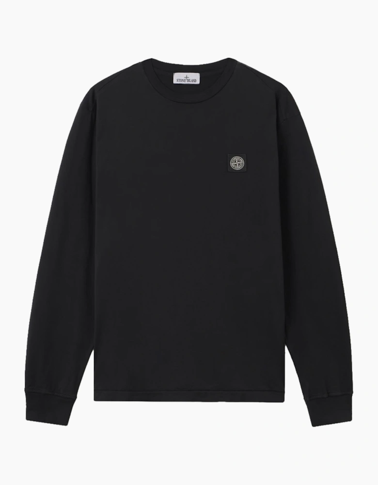 Compass Badge 2100031 Ls Tee Black