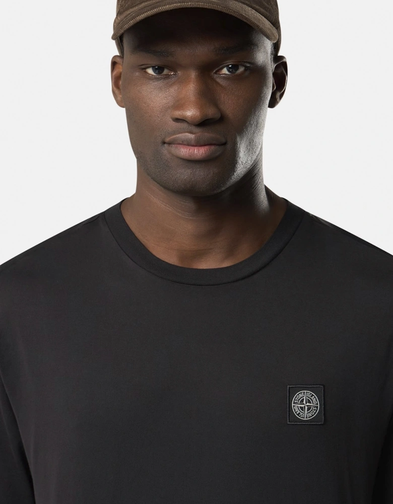 Compass Badge 2100031 Ls Tee Black