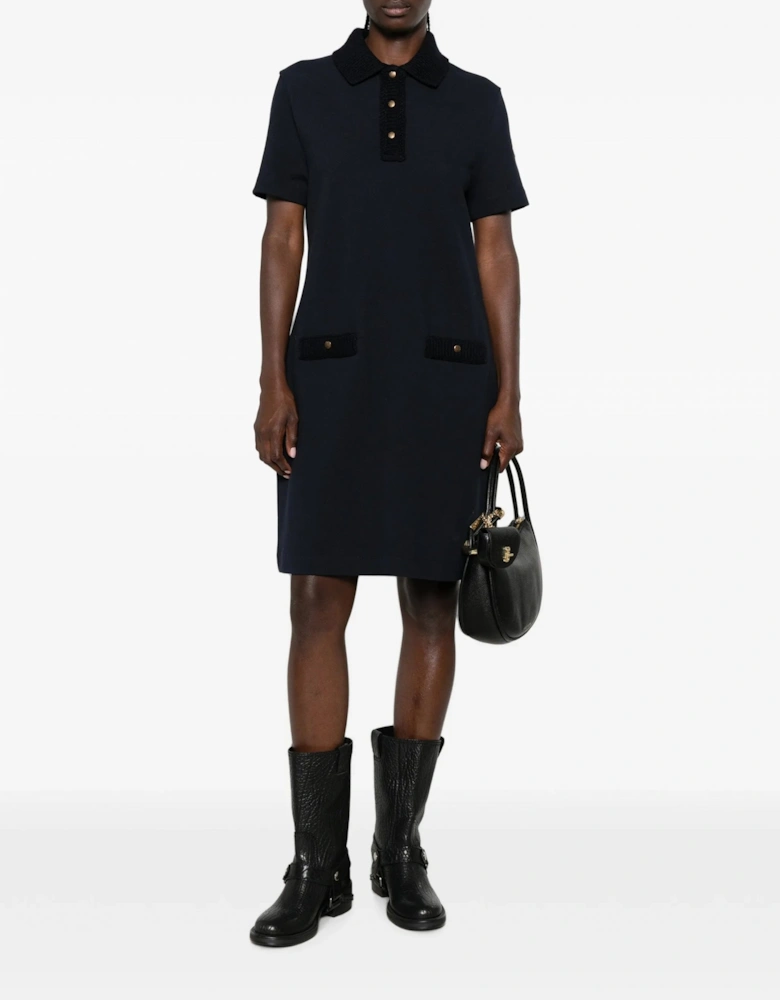 Womens Jersey Dress Navy