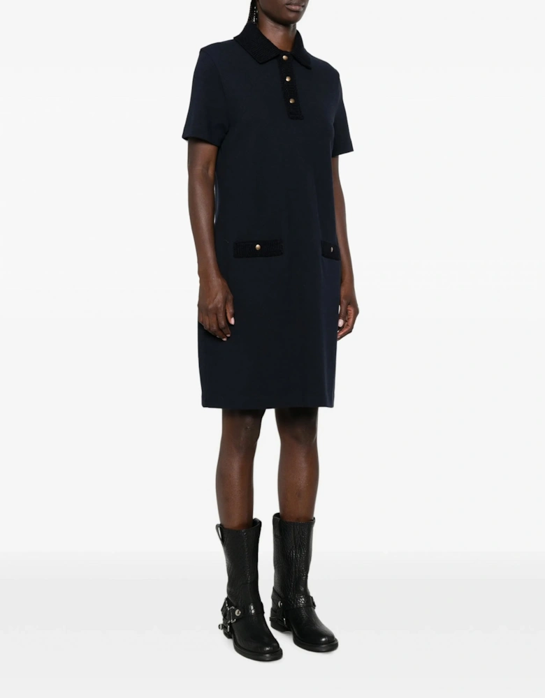 Womens Jersey Dress Navy