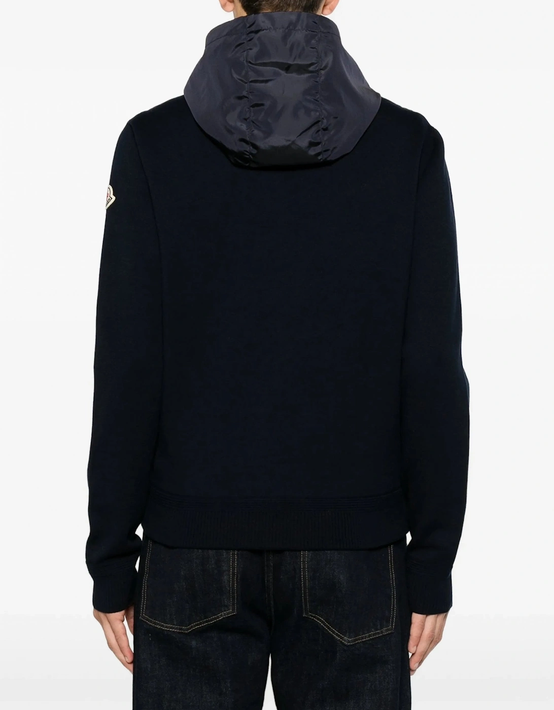 Hybrid Hooded Cardigan Navy