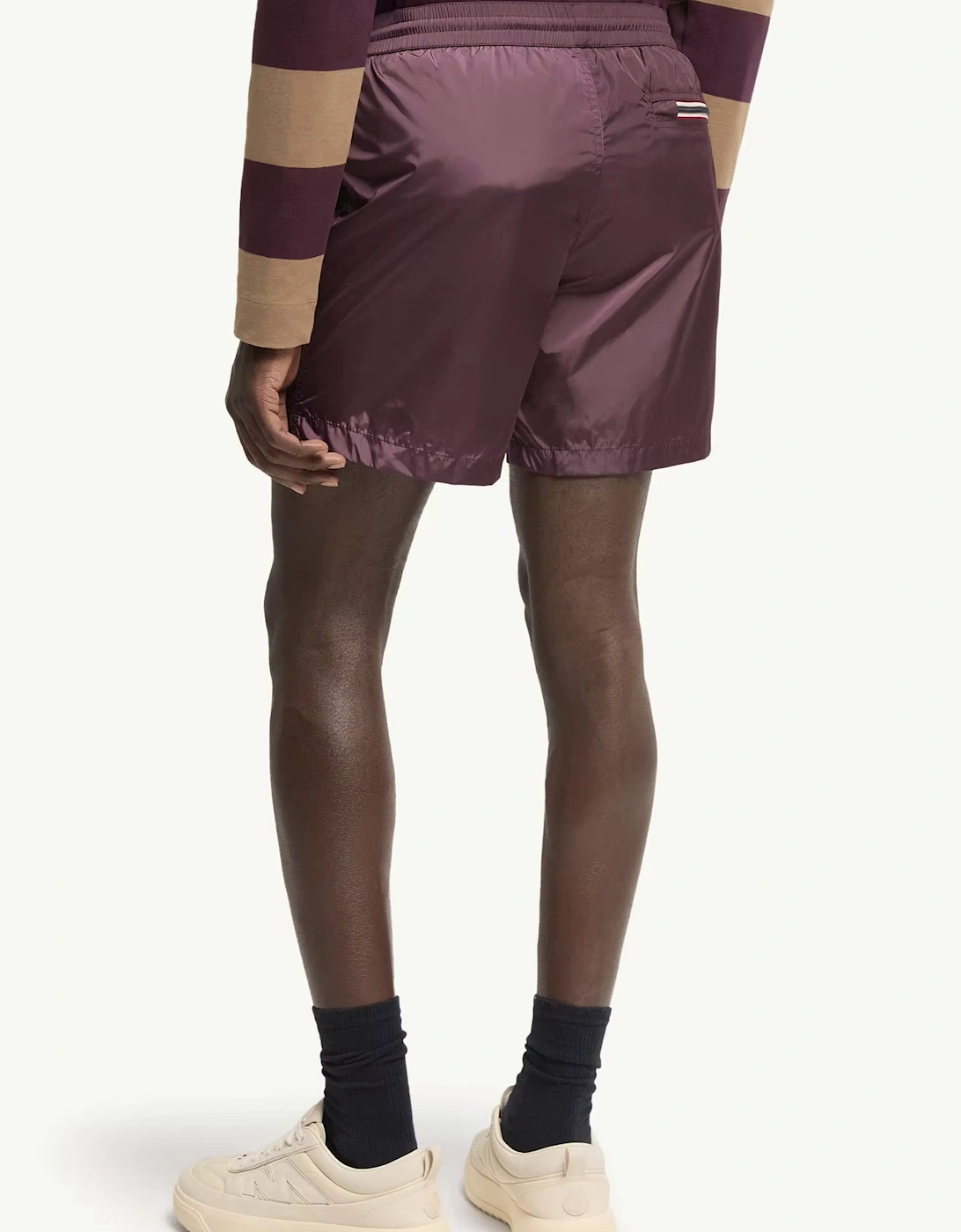 Archive Logo Swimshorts Burgundy