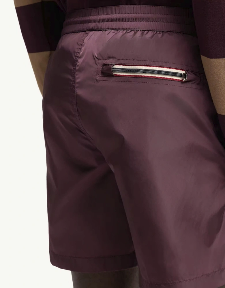 Archive Logo Swimshorts Burgundy
