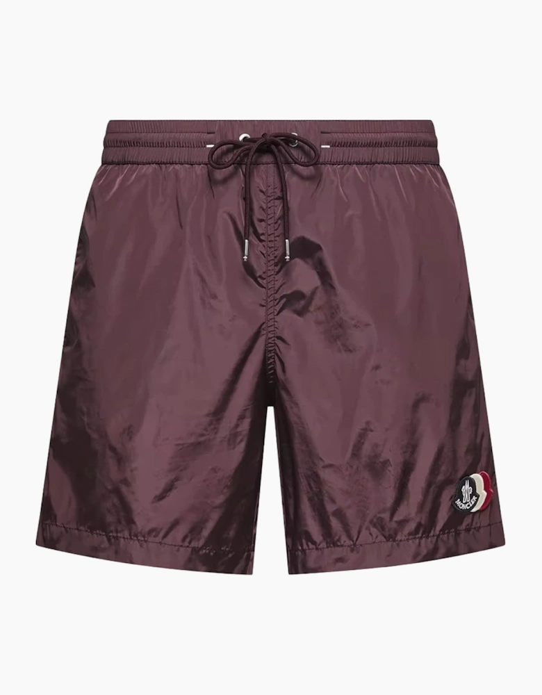 Archive Logo Swimshorts Burgundy