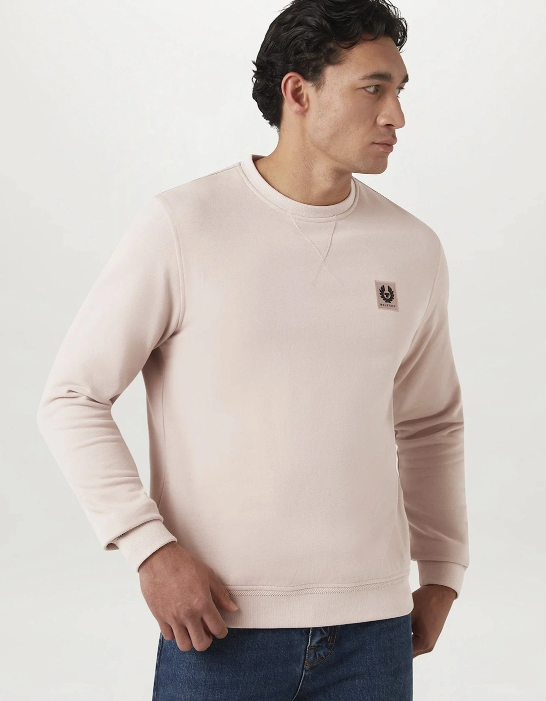 Patch Logo Sweatshirt Dusk Pink