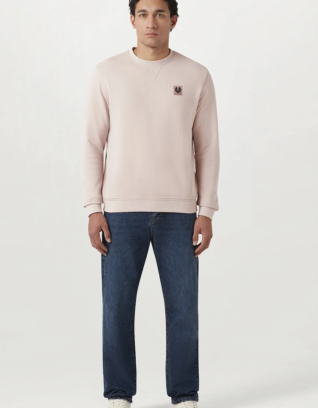 Patch Logo Sweatshirt Dusk Pink