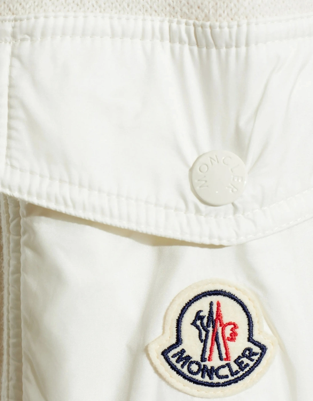 Sleeve Pocket Sweater Cream