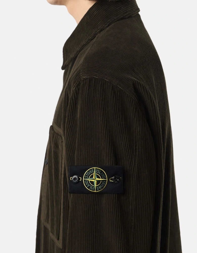 Corduroy 1200016 Overshirt Coal Grey
