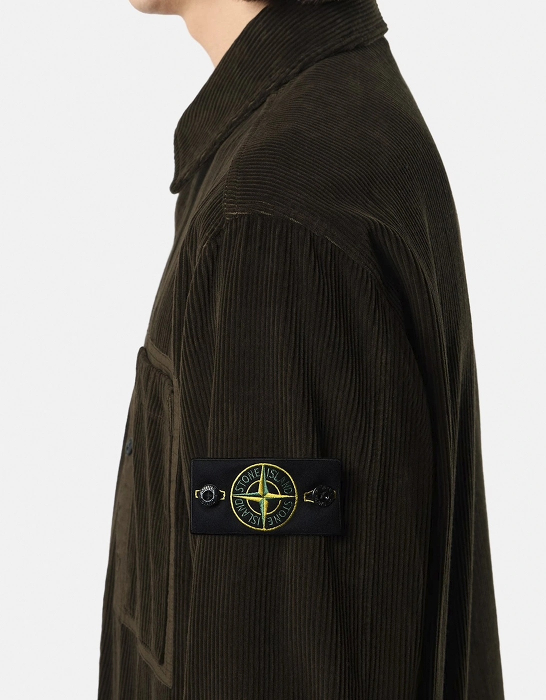 Corduroy 1200016 Overshirt Coal Grey