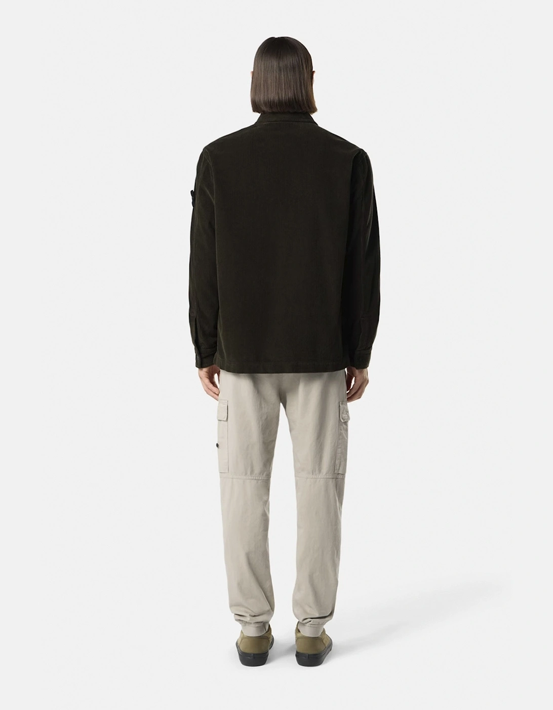 Corduroy 1200016 Overshirt Coal Grey