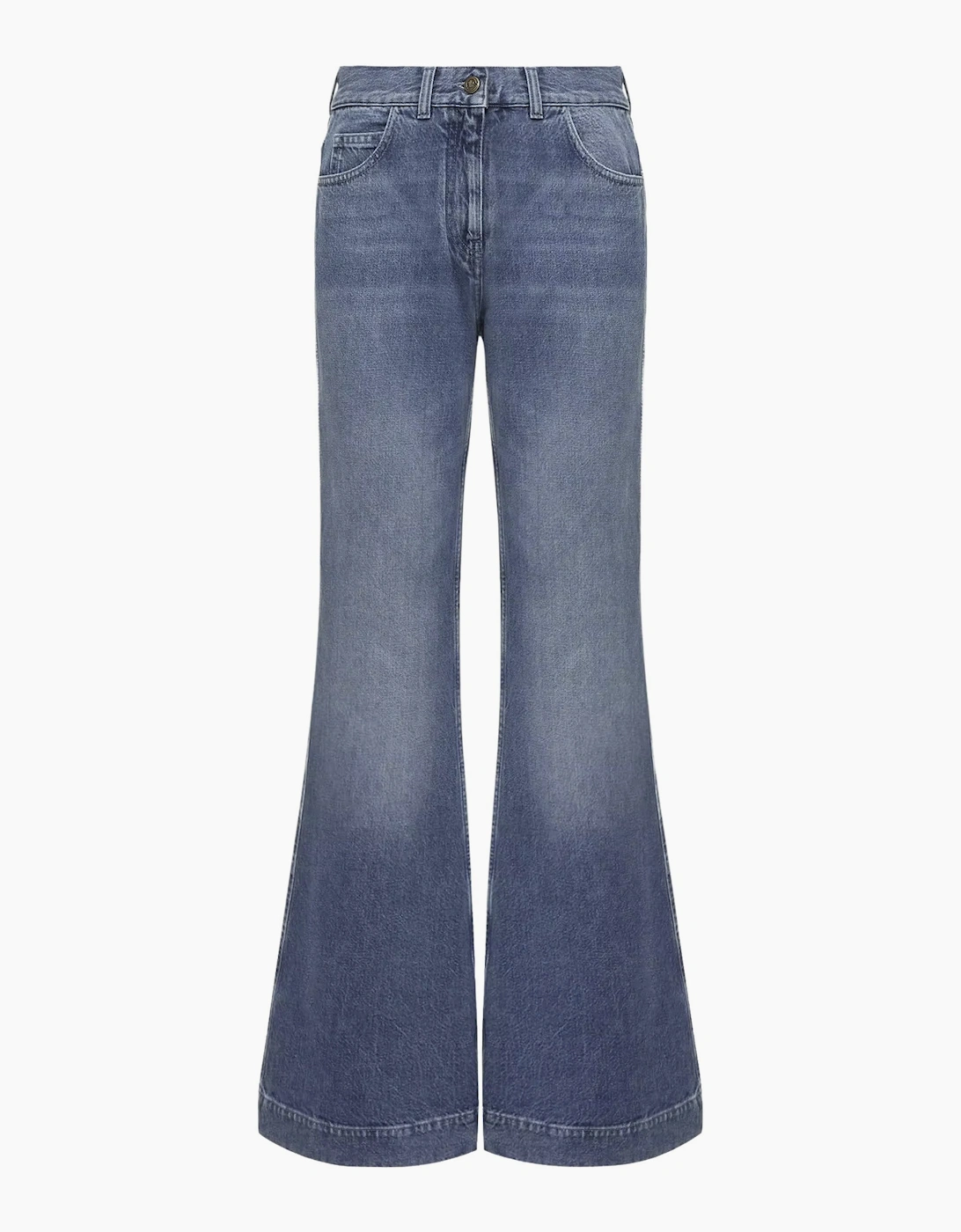 Womens Flared Jeans Blue, 7 of 6