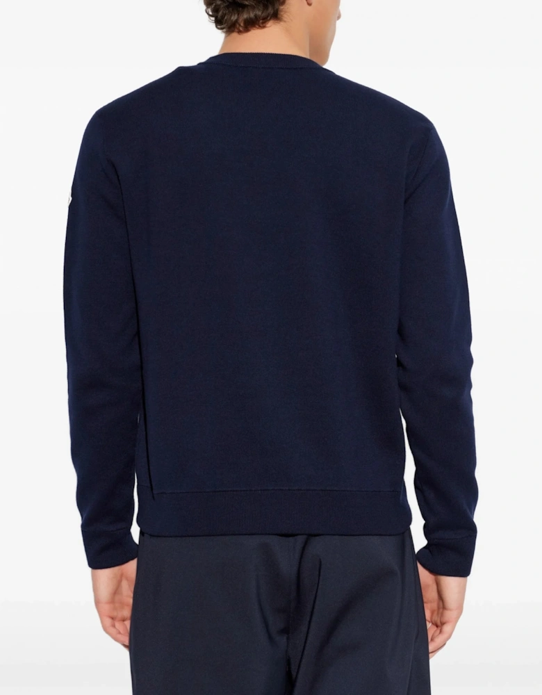 M Logo Crewneck Sweater Navy